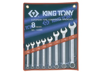 10-22mm bộ tuýp 8 cái hệ mét Kingtony 1208MR