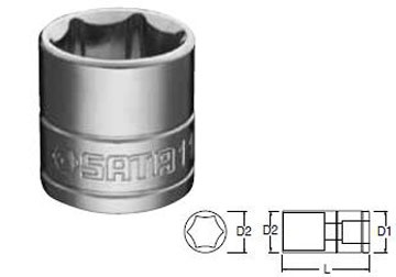 10mm Đầu tuýp 6 góc 3/8" Sata 12-305 (12305)