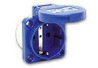 16A 3P 250V ổ cắm âm có nắp