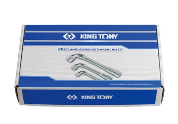 6-32mm bộ ống tuýp 26 cái hệ mét Kingtony 1826MR