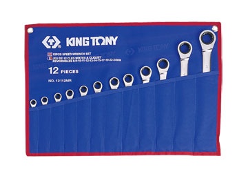 8-24mm cờ lê vòng miệng 12 cái hệ mét Kingtony 12112MR