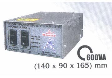 Biến thế 1 pha có sạc Ắc quy công suất 600VA, 12V-24